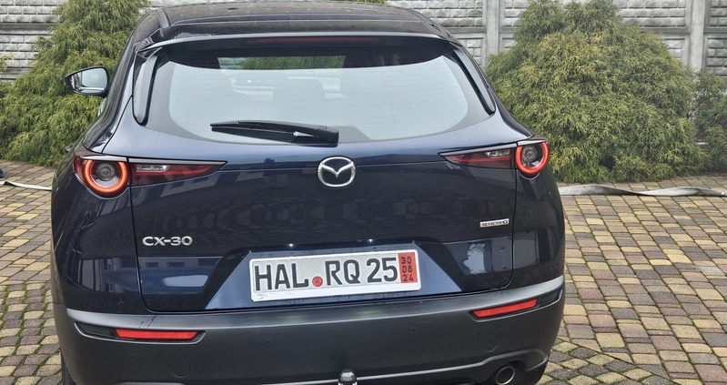 Mazda CX-30 cena 84999 przebieg: 165120, rok produkcji 2020 z Rzgów małe 497